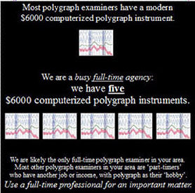 How much does it cost to get a polygraph test?